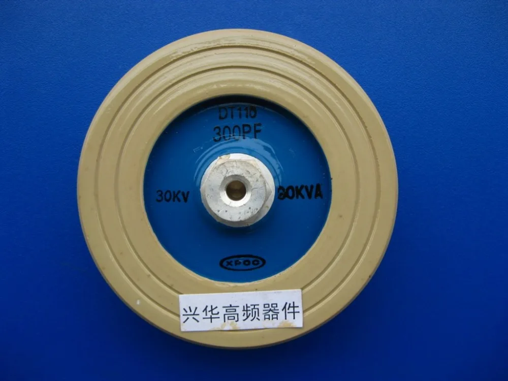 

XPCC DT110 300PF 30KV 90KVA high frequency machine canned high voltage ceramic dielectric capacitor