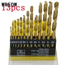Hot 13PCS Round Shank HSS Coated Titanium CoatedTitanium Twist Drill Bit Set Quick Change Load For Sheet Iron Aluminum Copper Hot 13PCS Round Shank HSS Coated Titanium CoatedTitanium Twist Drill Bit Set Quick Change Load For Sheet Iron Aluminum Copper