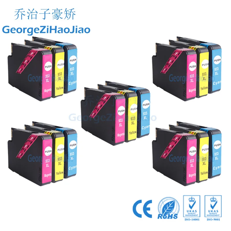 

932XL 5XCMY Compatible Ink Cartridge for hp 932XL 932 Office jet 6100 6600 6700 7110 7610 7612 printer for hp932 for hp932xl