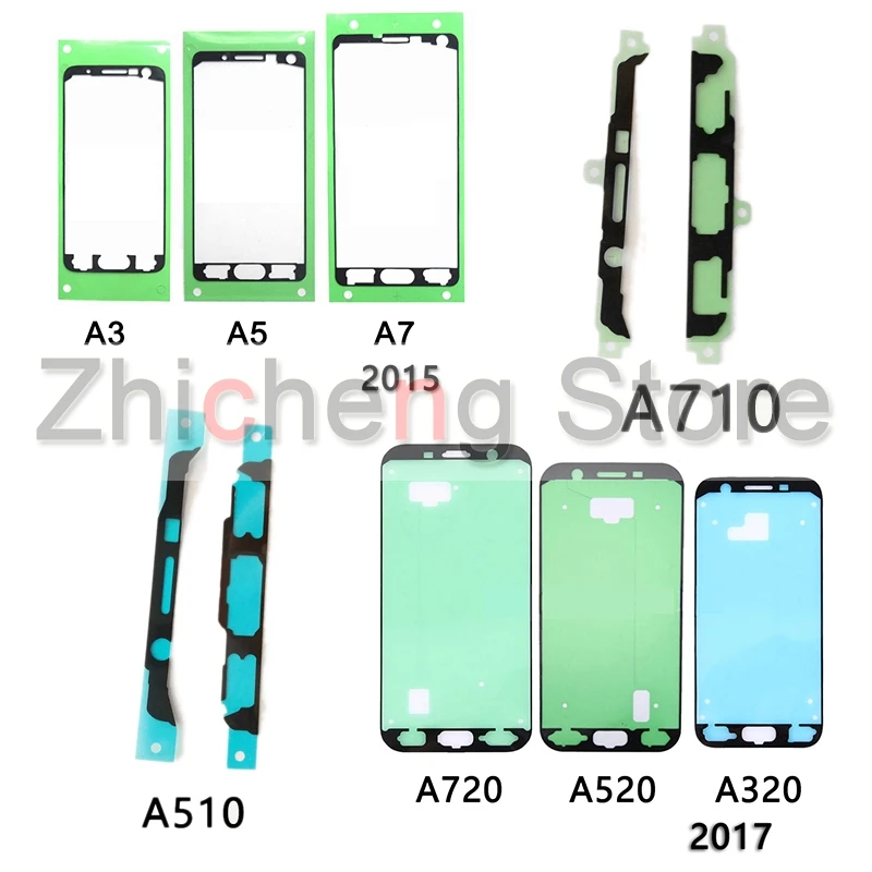 

Front LCD Display Frame Middle Bezel Adhesive Stickers For Samsung Galaxy A3 A5 A7 A8 A9 A310 A510 A710 2016 2017