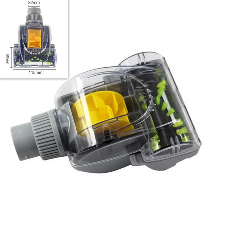 

Vacuum Cleaner Remove Mites Wind Brush Turbo Brush Inner Diameter 32mm Length 115mm Width 55mm