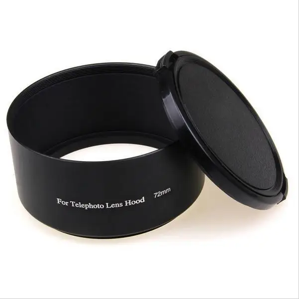 72mm 72 mm Tele Metal Lens Hood For Canon Nikon Sony Tamron Sigma