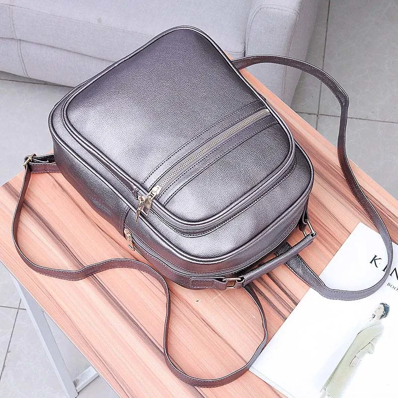 For Women Japanese Backpack Brand Solid Student Black Retro School Backpacks For Teenagers Mochila Notebook Purse Rucksack