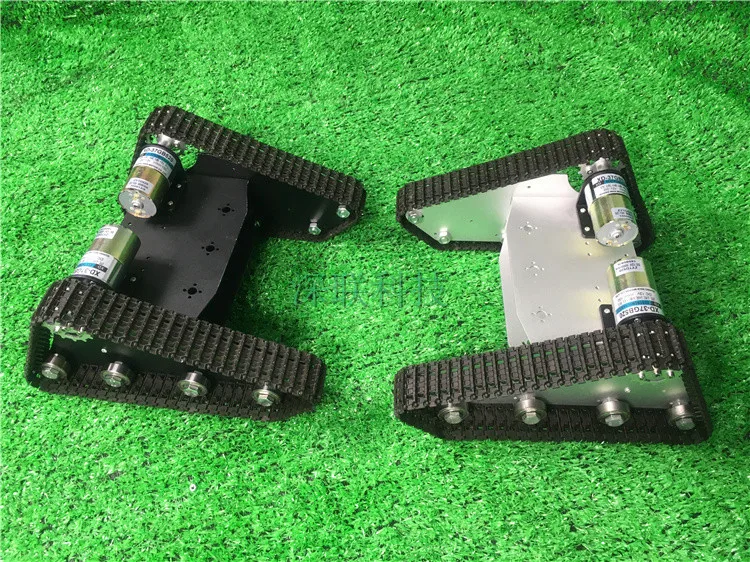 T700 Aluminum Alloy Chassis Tracked Tank car Vehicle Robot Science and Technology Competition wiht 37 motor metal aluminum alloy robot tank chassis 37 motor strong power sk9
