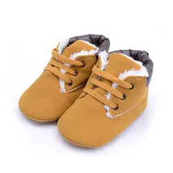 Детская обувь весна осень новорожденный малыш детская кроватка обувь мальчик девочка Размер 1 2 3 для 0-18 месячный ребенок зимние сапоги moccs