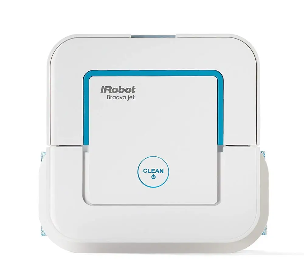 

Braava jet 240 Superior Robot Mop - App enabled, Precision Jet Spray, vibrating cleaning head, wet and damp mopping, dry sweepin