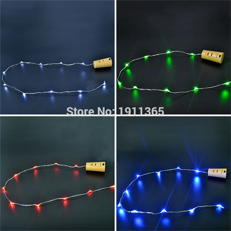 Rolha de Garrafa de Vinho em Forma de Cortiça Luzes da Corda de Natal Cobre Guirlanda Festão Fio Brilhando Vaso Decoração Festa Luz Led 3 Iluminação Novelty