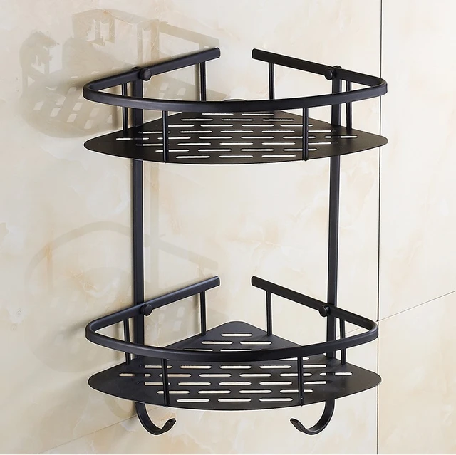 vintage style black finish bathroom accessories shower shampoocosmetics basket holderbrass material antique design with - Bathroom Accessories Vintage Look vintage style black finish bathroom accessories shower shampoocosmetics basket holderbrass material antique design with - Bathroom Accessories Vintage Look