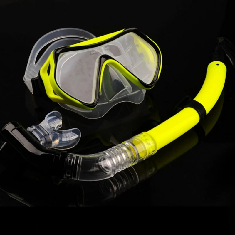 Snorkeling Set Liquid Silicone Scuba Diving Equipment Dry Snorkel 1526