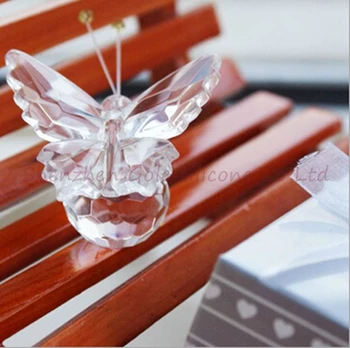 

Crystal Collection Precious Butterfly Souvenir Wedding Party Favors For Guest+30pcs/lot