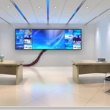 Пользовательские видеостены с гидравлический кронштейн 46 дюймов сделал LD видеостена ободок 5,3 мм светодиодный Дисплей 4x6 дюймов Радиочастотный пульт дистанционного ЖК-дисплей видеостены