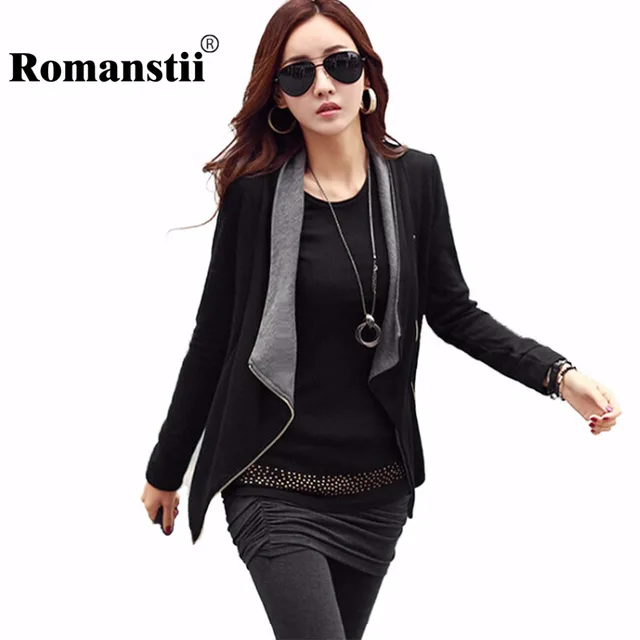 Spring Autumn Long Sleeve Women Basic Coat Jacket Female