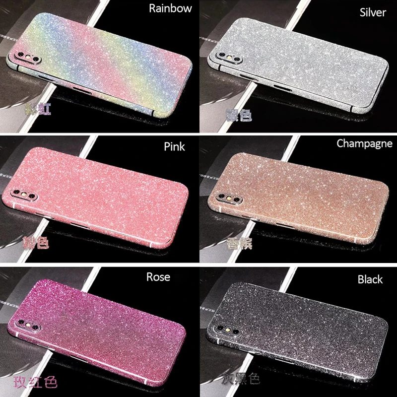 Блестящий Кристалл полный корпус защитный чехол наклейки для iPhone 5 5S SE 6 6S 6 Plus 6S Plus