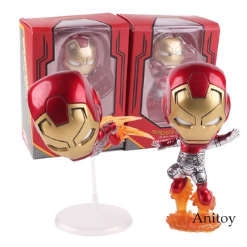 

Iron Man Collection Set Cosbaby Bobble Head PVC Action Figure Model Toy Gift 4.5~8 cm