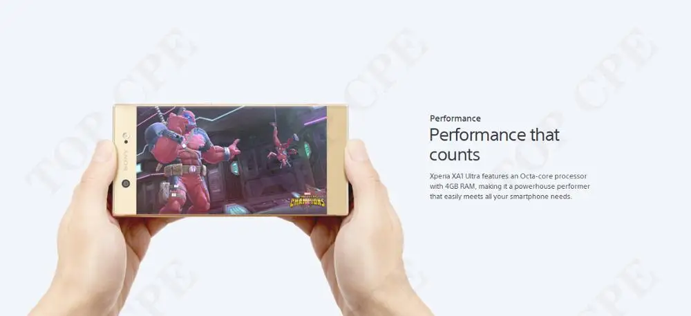 Оригинальный разблокированный смартфон Sony Xperia XA1 Ultra с одним/двумя GSM Sim LTE Android