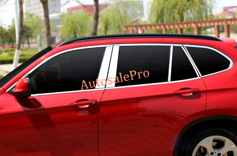 

For BMW X1 E84 2009 - 2015 Top+ Bottom +Middle Full Door Window Frame Sill Trim Centre Pillar 22pcs