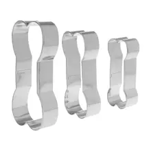 3pcs/set Dog Bone Shaped Cookie Cutter Mold Stainless Steel Pastry Biscuit Cake Baking Mould Y1QB 3pcs/set Dog Bone Shaped Cookie Cutter Mold Stainless Steel Pastry Biscuit Cake Baking Mould Y1QB