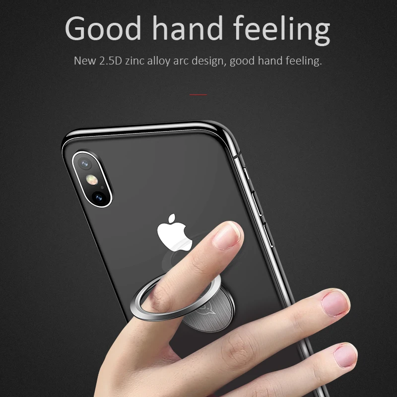 USAMS Finger Ring Holder for Samsung S9 Stand Mobile Phone holder 360 degree Finger Phone Holder Stand for iPhone X 8 7 6 Tablet