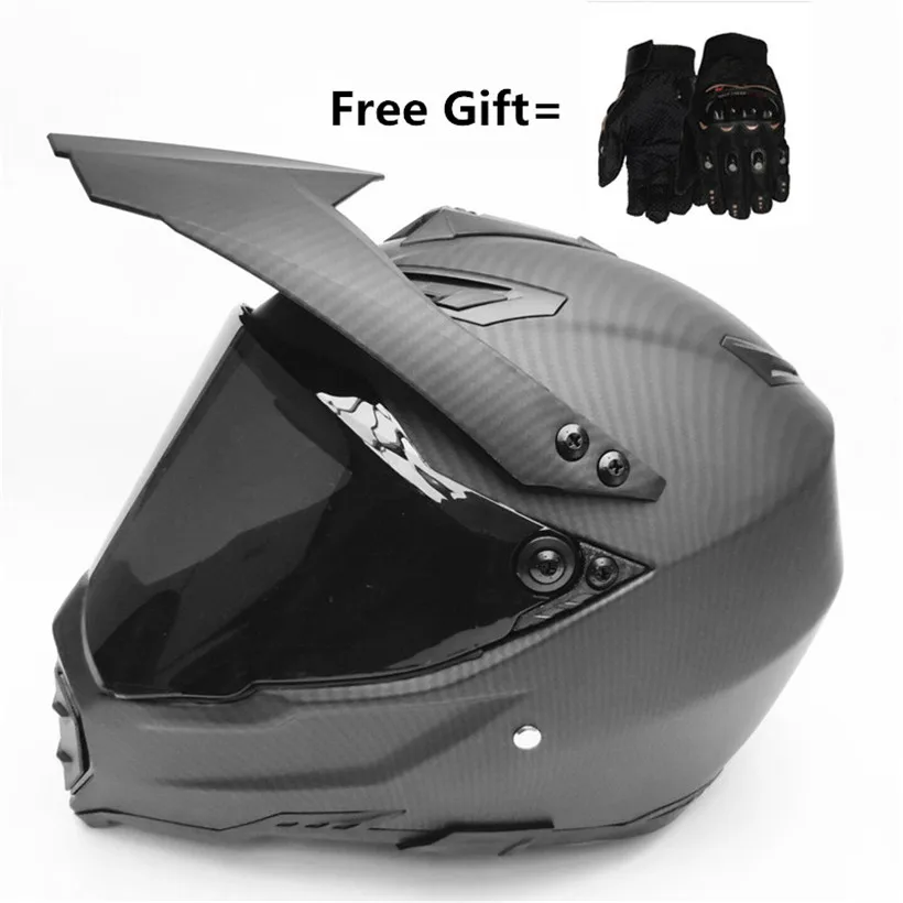 

Motocross Dirtbike Helmet for Men,DOT Approval (L 59-60CM, MATT BLACK) women