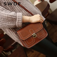 DAUNAVIA 2017 New Korean Version The Small Square Women Bag Fashion Handbags Retro Shoulder Bag Messenger Bag Mobile Phone Bag DAUNAVIA 2017 New Korean Version The Small Square Women Bag Fashion Handbags Retro Shoulder Bag Messenger Bag Mobile Phone Bag