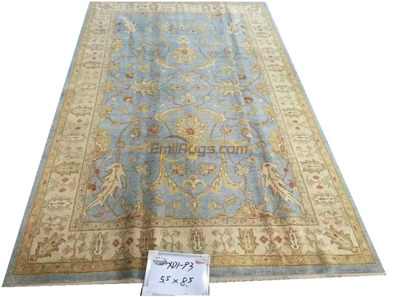 

Original single export Turkish handmade carpets OUSHAK Ozarks pure wool carpet XD1-93 5.5X8.5gc158zieyg14
