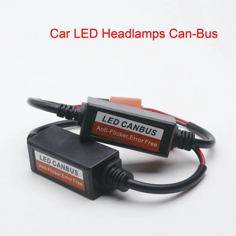 

2017 2x H7 Led Car headlight Warning Canceller Capacitor Error Load Resistor CanBus Decoder Eliminate vehicle equipment failure