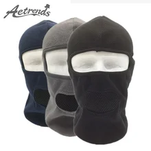 [AETRENDS] зимняя Флисовая Балаклава из «дышащей» ткани с маской для лица, велосипедные маски, шапки, Z-3981A