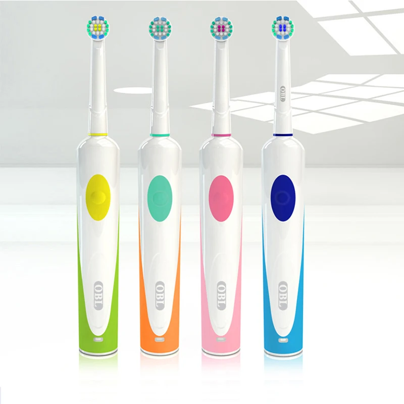 

Electric Toothbrush Brush US Plug Rechargeable Tooth Brushes with 4pcs Replacement Heads