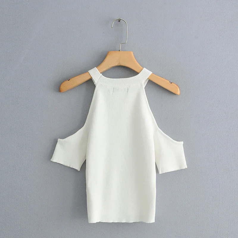 Summer Neck Ring Shirt Women Sexy Slim Strapless Shoulder Casual Short Sleeve Knitting Long Shirts Ladies Tops Summer Neck Ring Shirt Women Sexy Slim Strapless Shoulder Casual Short Sleeve Knitting Long Shirts Ladies Tops