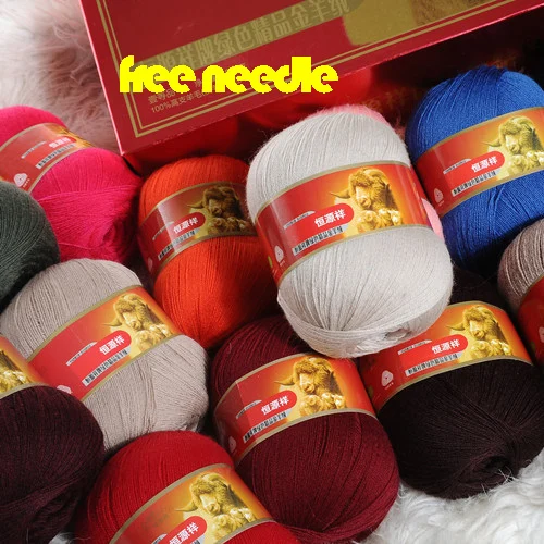 Best Quality Goods 500g 100 Pure Wool Yarn Hand knitted Cashmere Yarn Knitting Yarn Ball Scarf