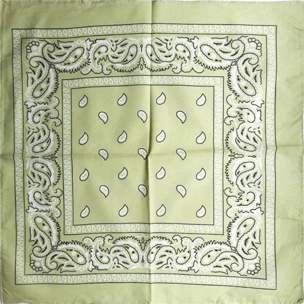 Beige bandana 1 шт. бандана шарф мужской лента унисекс хип хоп Красная Бандана головной убор волосы на шею высокого качества шарф бандана Мужские квадратные шарфы принт носовые платки - Цвет: Beige bandana