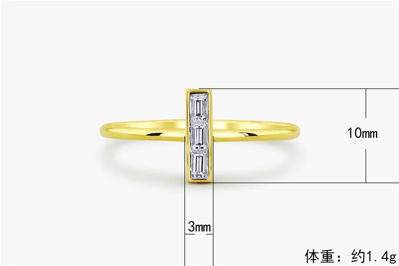 YOBEST 2019 Rose Gold Color Anti-allergy Smooth Simple CZ Stone Wedding Couples Rings Bijouterie for Man Woman Gift