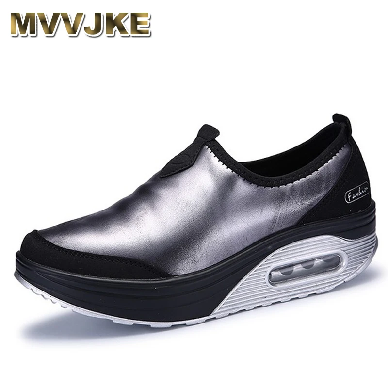 

MVVJKE 2018 Spring women flats platform shoes women breathable mesh casual shoes female shoes ladies nurse fitness shoes