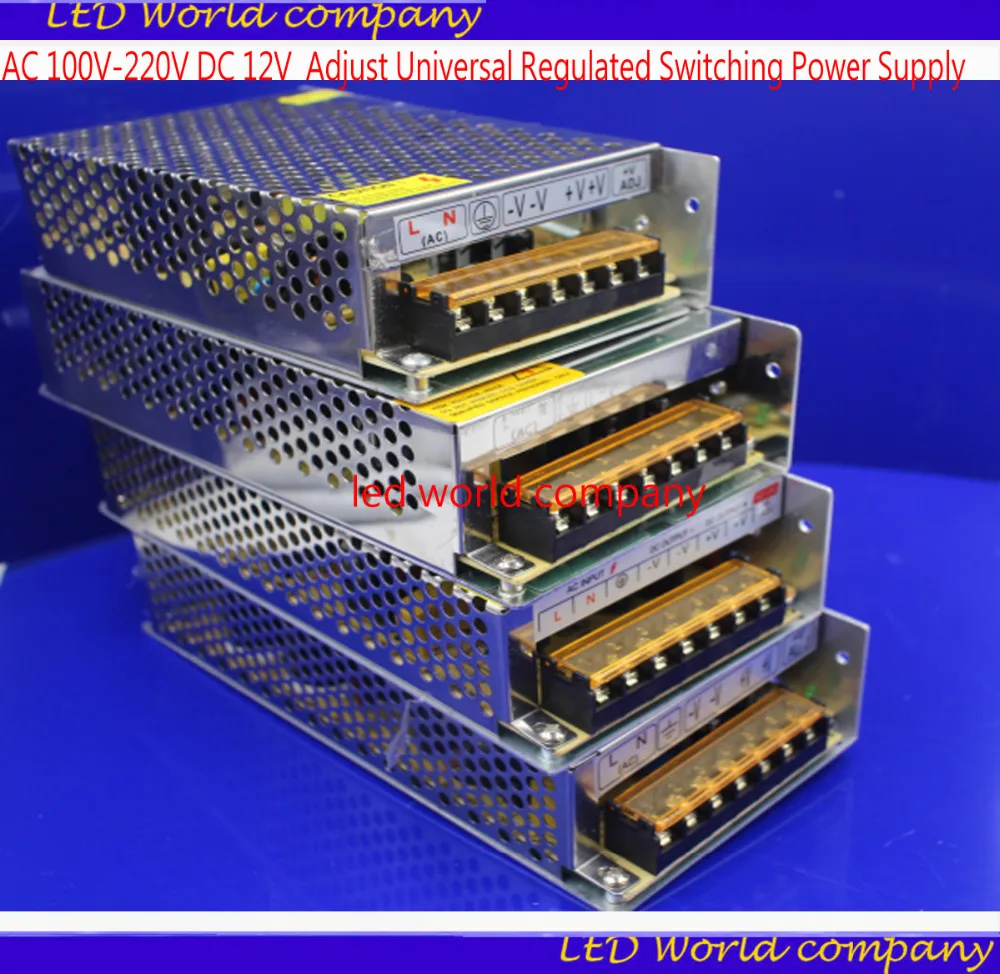 Прямая с фабрики AC 110 V-220 V к DC 12V Полный спектр питания переключатель питания Драйвер адаптер светодиодный светильник