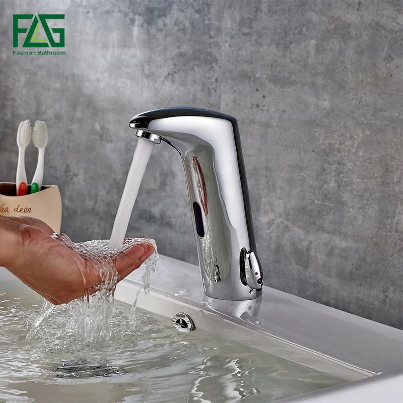 FLG Sensor Faucet Bathroom Automatic Hands Touch Water Saving Inductive