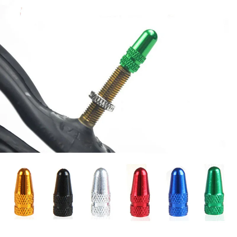 1000 pz/lotto Lega Presta Valvola della gomma Tappi per Bici Da Strada Tappi  Valvola del Pneumatico Stelo Valvola Tubo di alluminio Francese Dust Covers  FreeShipping|cap presta|tires roadcap tube - AliExpress