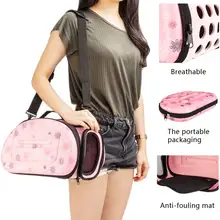 Pet ретро рюкзак из холщовой ткани с принтом на молнии и сетки воздухопроницаемая Сумочка складная сумка на одно плечо для собаки кошки Чихуахуа пуделя