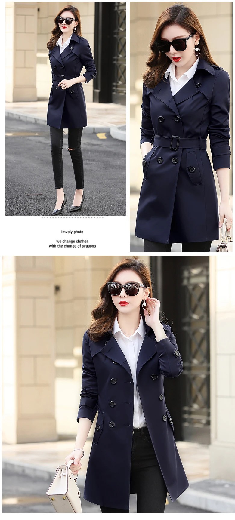 Тонкий 6XL весенне-осенний женский корейский ветровка женский большой размер длинный секционный шикарный Тренч пальто на пуговицах британский стиль