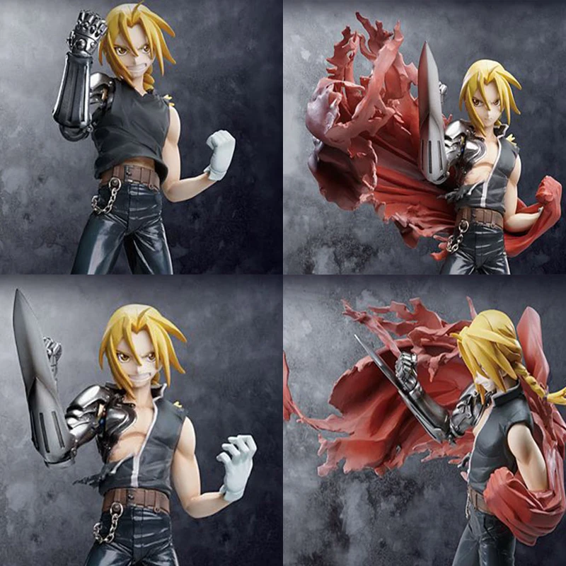 

7inch 18cm GEM Fullmetal Alchemist Edward Figure Face Change Body Replacement Action Figure Model Toy Doll