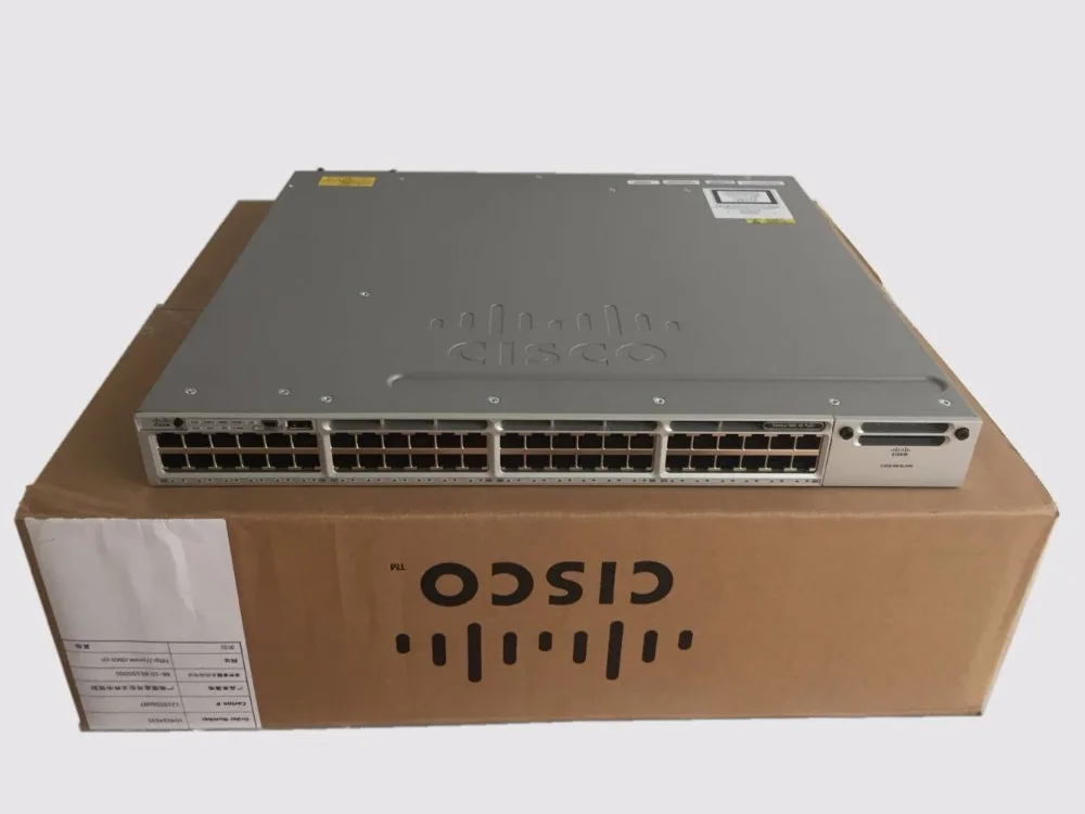 WS-C3850-48P-L катализатор C3850 48 порт Gigabit Ethernet PoE ядро LAN коммутатор