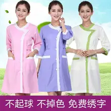 Косметолога Комбинезоны Платье Женщины салоны красоты униформа новая красота татуировки одежда медсестры одежда