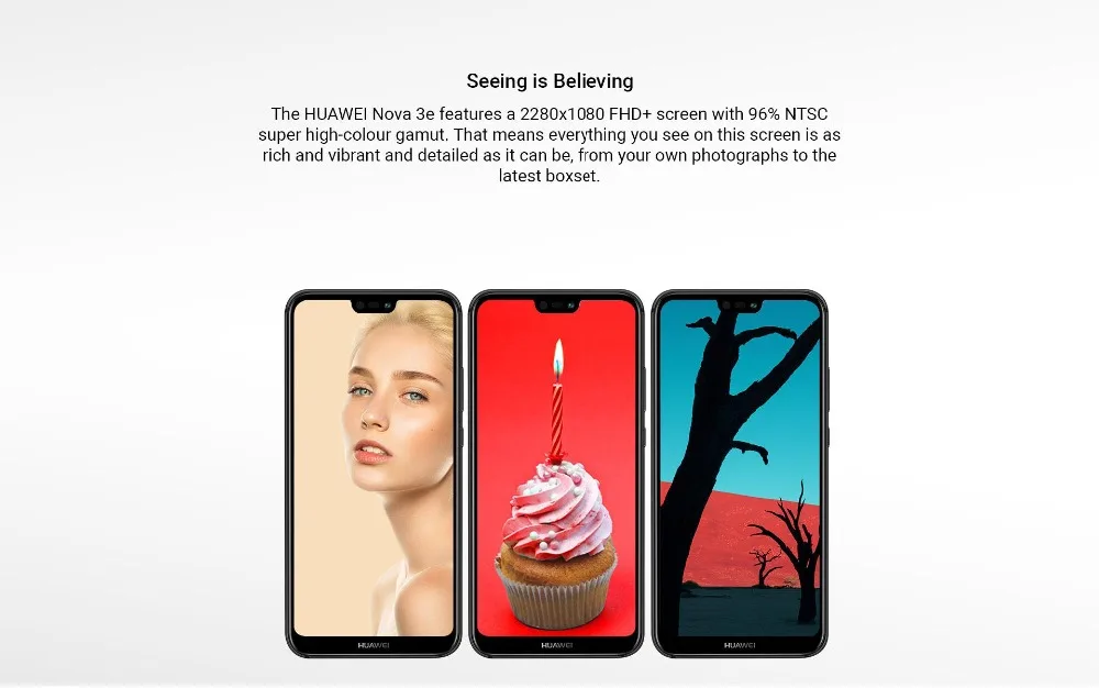 Huawei P20 Lite  Global Firmware NOVA 3E Smartphone Face ID 5.84 inch Full View Screen Android 8.0 Glass Body 24MP Front Camera motorola android cell phones