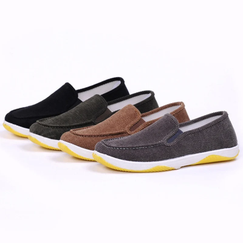 

2019 Spring And Autumn Tendon Bottom Men's Canvas Shoes Comfortable Wear Single Shoes Men's Fashion Casual Shoes Chaussure Homme