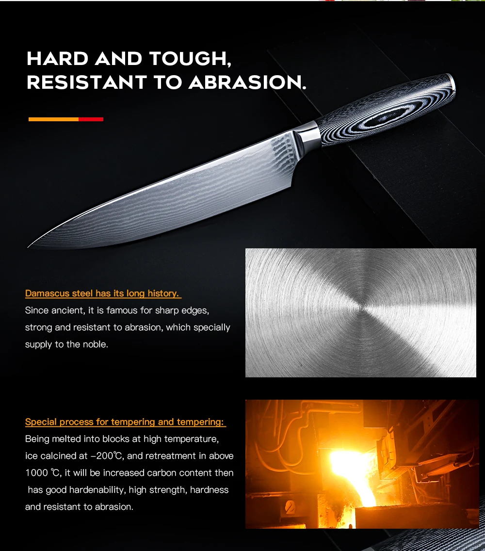 knife damascus vg10