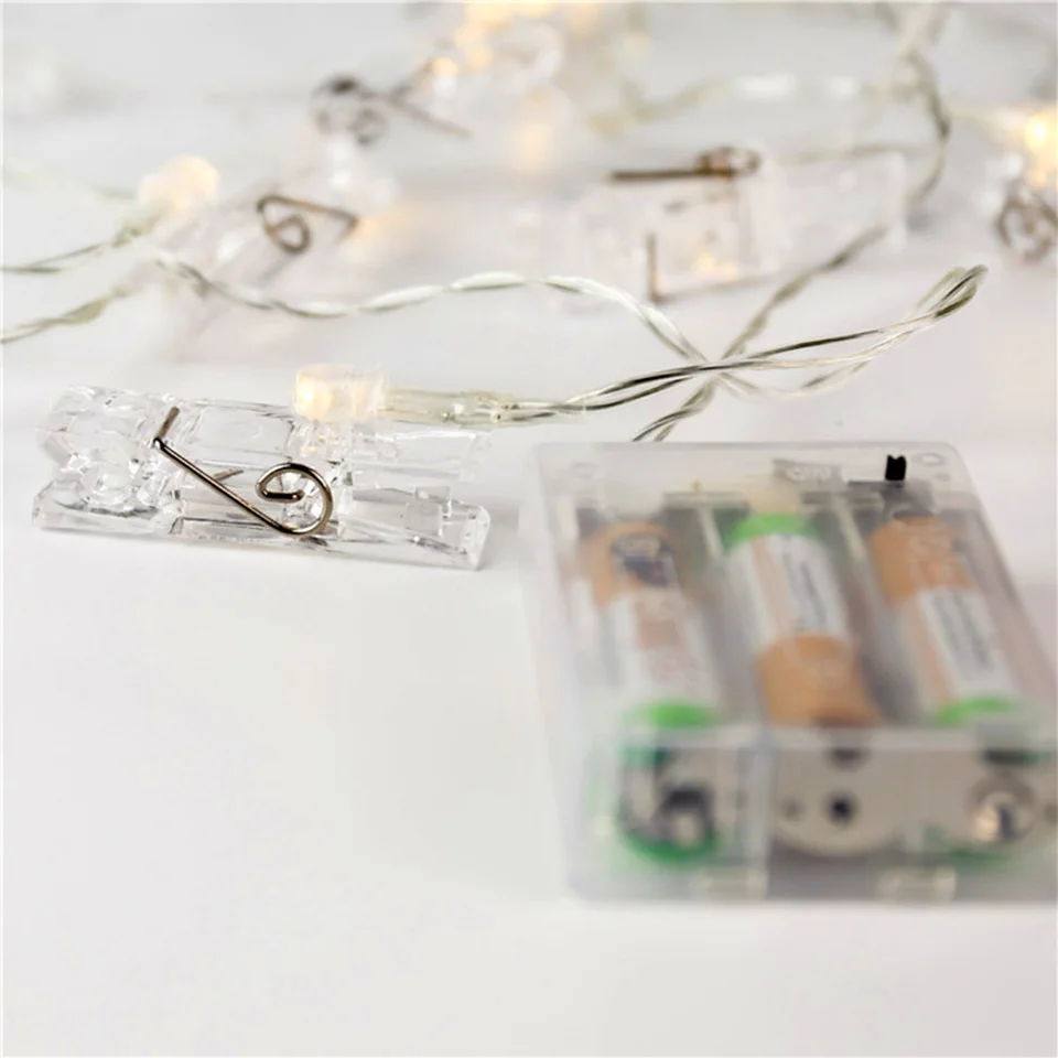 Xsky 1.5M 3M 5M Photo Clip Led String Fairy Lights Xmas New Year Wedding Birthday Party Decoration Romantic Holiday Lighting Xsky 1.5M 3M 5M Photo Clip Led String Fairy Lights Xmas New Year Wedding Birthday Party Decoration Romantic Holiday Lighting