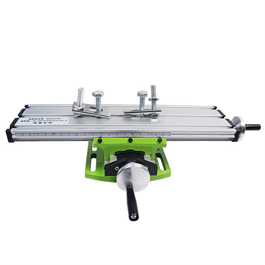 Precision Miniature Multifunction Milling Machine Bench Drill Vise Fixture Worktable X Y-axis Adjustment Coordinate Table