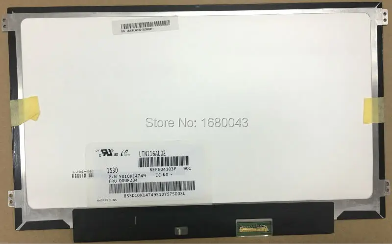 

LTN116AL02 11.6" WXGA HD LED Laptop Screen LCD Panel 40 PIN LEFT+RIGHT screw holes