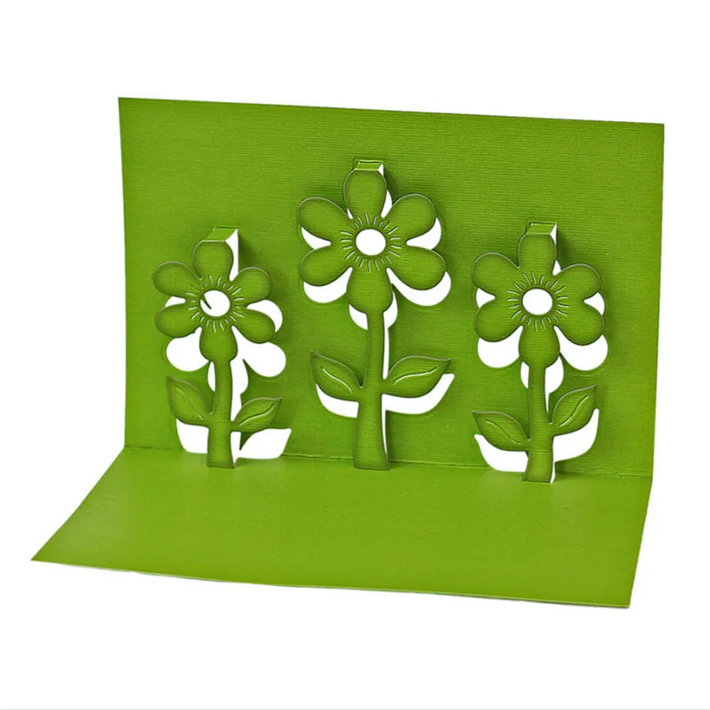 

Three Flowers Design 3D Stamp Cutting Dies Greeting Cards Scrapbooking Die DIY Scrapbooking Card Photo Decoration Supplies