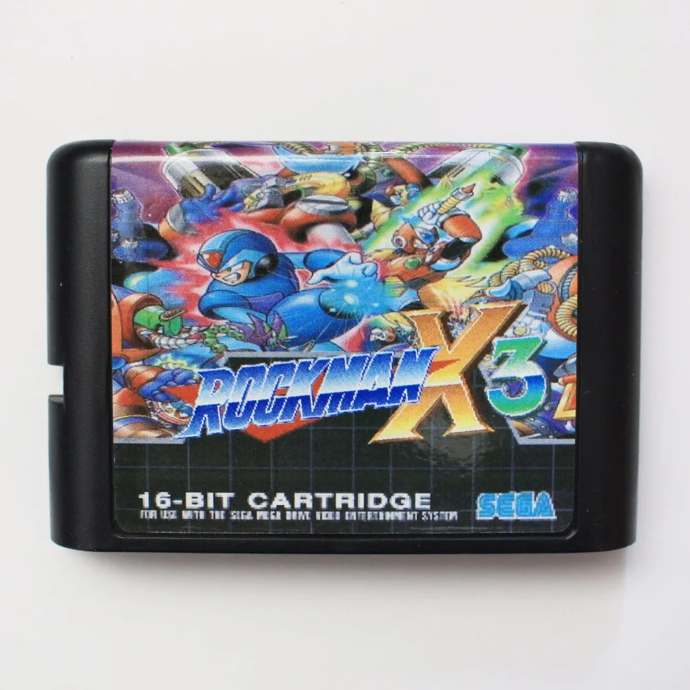 Игровая карта Rock Man X3 16 бит SEGA MD для Sega Mega Drive Genesis | Электроника