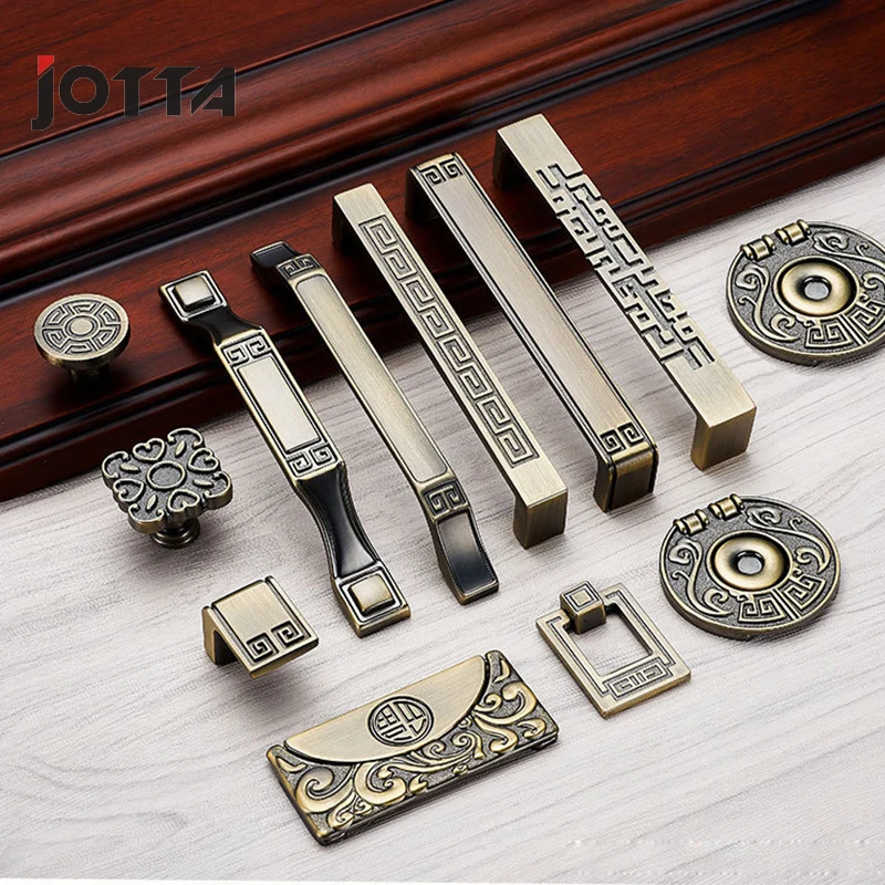 

Chinese antique zinc alloy handle Green bronze wardrobe handle drawer handle cabinet door handle